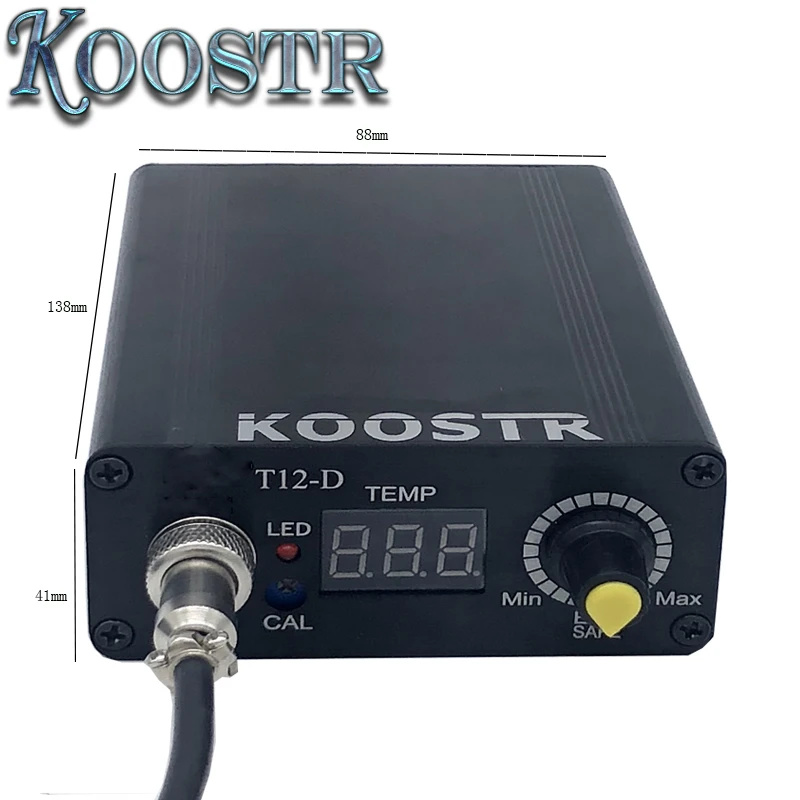 KO-T12-K паяльная станция с цифровым дисплеем, контроллер температуры, Электрический паяльный инструмент, паяльная станция с горячим воздухом
