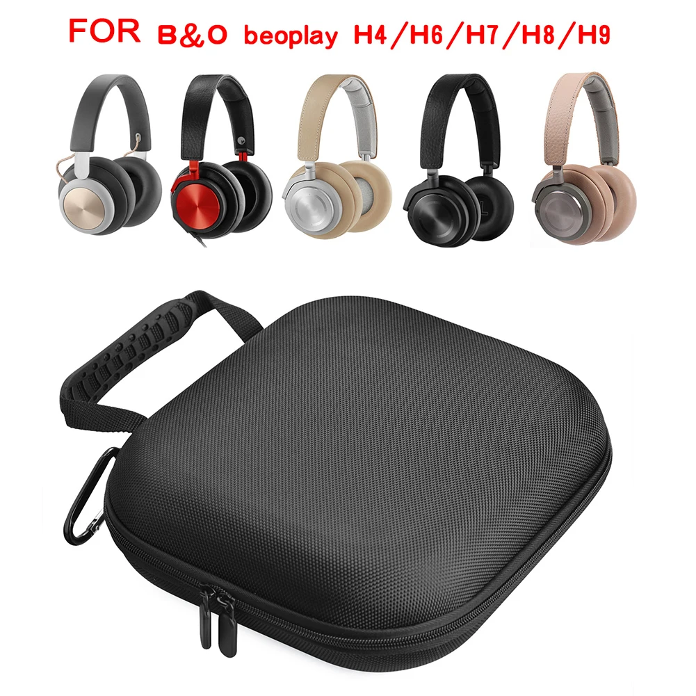 Portable Headphone Bag Mini Zipper Square Bluetooth Earphone Headset Hard Storage Box Accessories for BeoPlay H4 H6 H7 H8