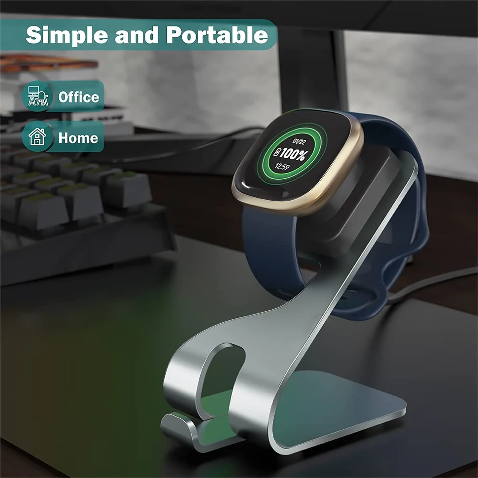 Amazon Fitbit Smart Watch Charging Station Premium Aluminum