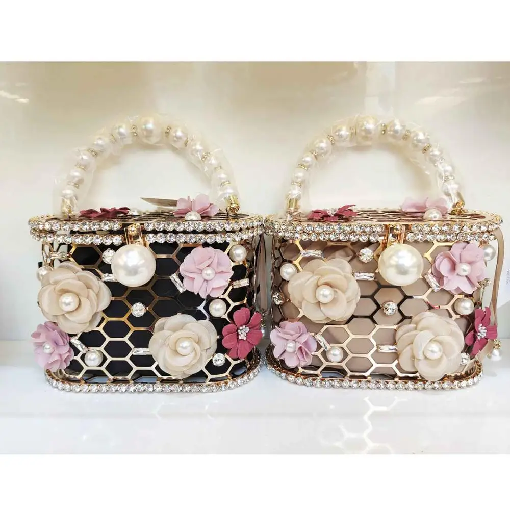 20 роскошных модных дизайнерских сумок-тоут с жемчужными лепестками женская