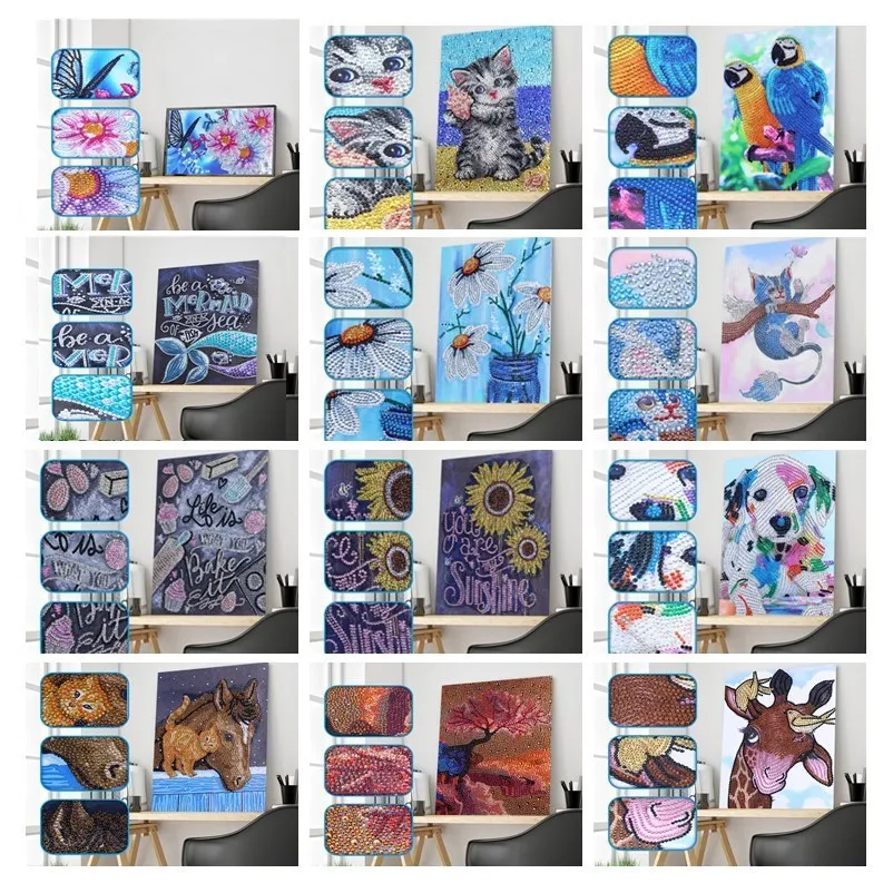 Алмазная живопись особой формы сделай сам 5D Набор для вышивки крестиком