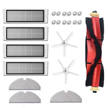 

22Pcs for Xiaomi Roborock S5 Max S6 Accessories Vacuum Cleaner Parts Washable HEPA Filter Roller Brush Side Brush Mop