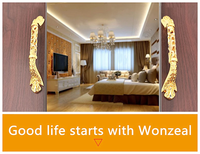 173金色镂空镶钻拉手=详情1