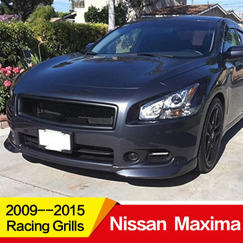 

Use for Nissan Maxima racing Grills 2009--2015 Year carbon fibre Front Racing Grille Cover accessorie body kit