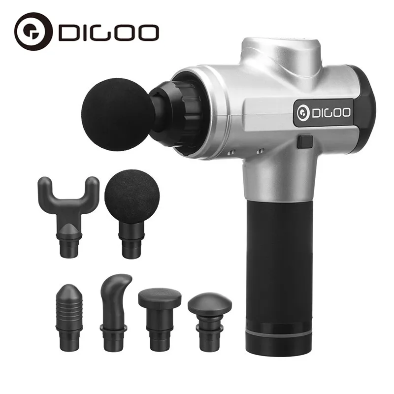 DIGOO DG-MG010 Электрический перкуссионный Вибрационный USB Перезаряжаемый массажер для шеи и мышц тела 20 скоростей 4 режима расслабляющие инструменты