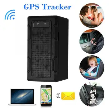 

Portable GPS Magnet Anti-lost Vehicle Person Tracking Security GPS Locator Safety Black 023B