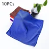 10PCS Microfiber Car Cleaning Towel Household Cleaning Small Towel Windshield Cloth Automobile Motorcycle Washing Glass Towel ► Photo 2/6