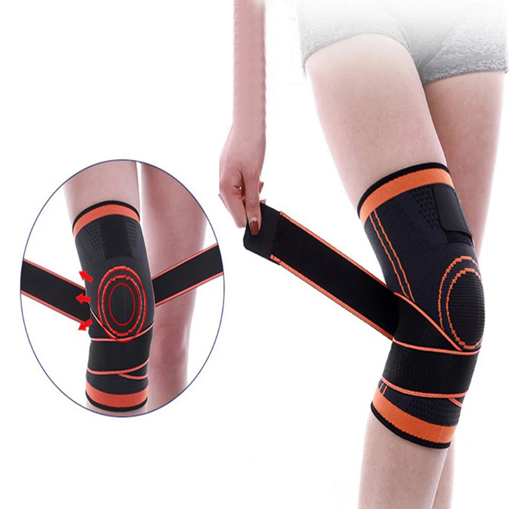 

1PCS Knee Support Professional Protective Sports Knee Pad Breathable Bandage Knee Brace Basketball Tennis Cycling