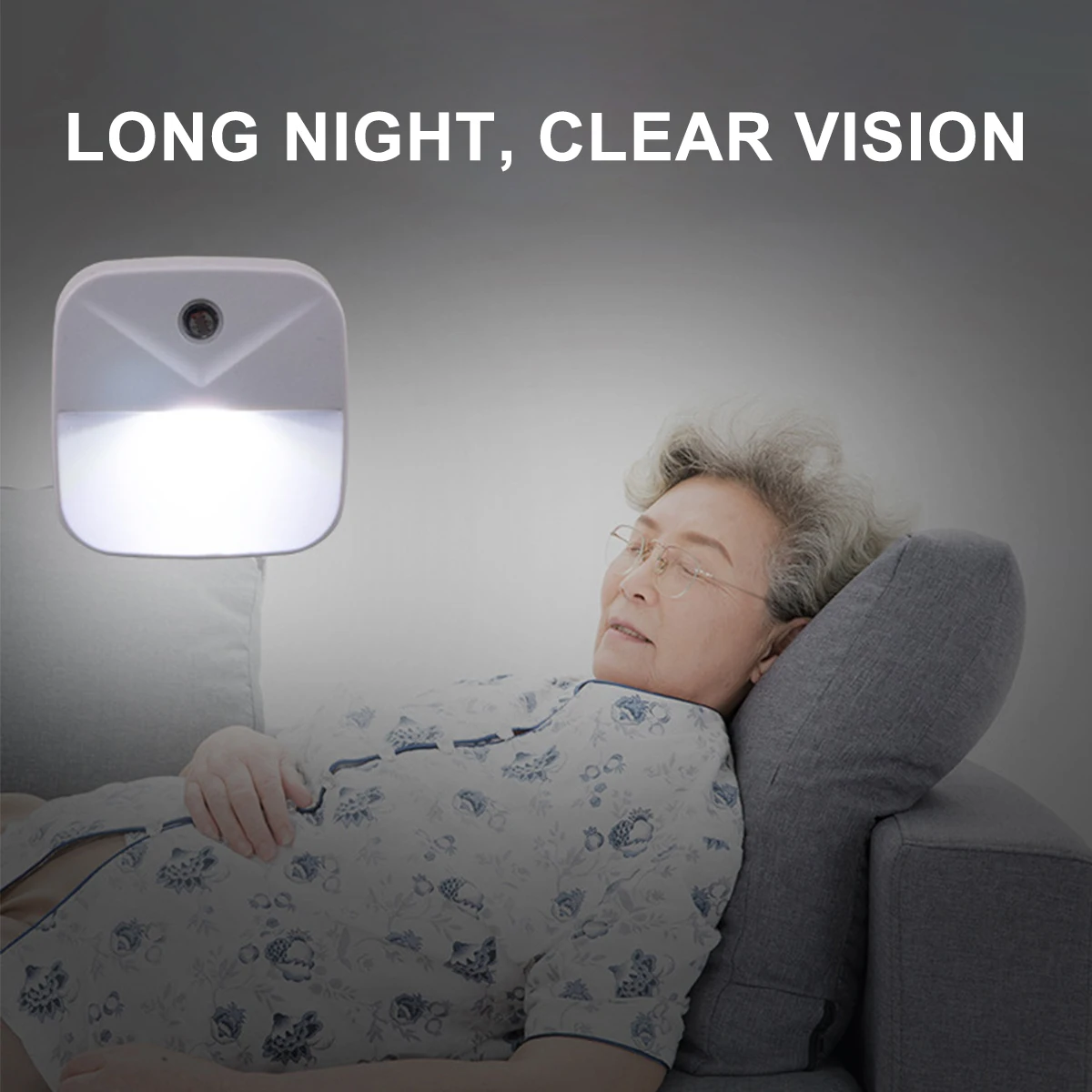 Светодиодный ночник с датчиком, беспроводное энергосберегающее освещение для детей, гостиной, спальни, безопасная Ночная лампа