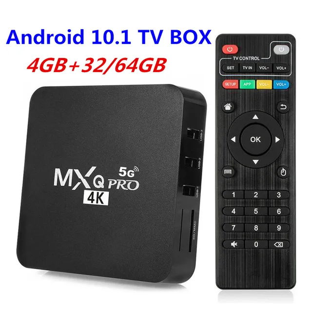 $70.19 New MX PRO 5G TV Box Android 10.1 Smart Media Player TV Box RK3229-5G Version 2.4G WiFi Wireless Network Player Set top box