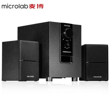 

Original Microlab M100/M100BT Computer Audio Desktop 2.1 Subwoofer Multimedia Small Speaker Desktop Notebook