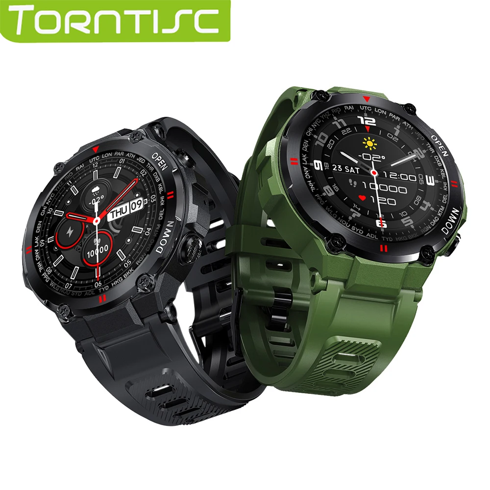 Смарт-часы Torntisc K22 мужские водонепроницаемые IP68 2021 дюйма смарт часы | Электроника