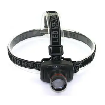 

Kuulee 3W Telescopic Headlamp with Red Ring Zoomable 3Modes Outdoor Headlamp Portable Lamp