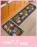 Zeegle Living Room Carpet Anti-slip Kitchen Rug Bathroom Carpet Absorbent Long Hallway Rug Indoor Mat Washable Bedroom Carpet
