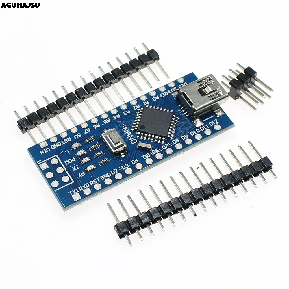 Nano 1 шт. мини USB с Загрузчиком Nano 3,0 контроллер совместимый для arduino CH340 USB драйвер 16 МГц NANO V3.0 Atmega328