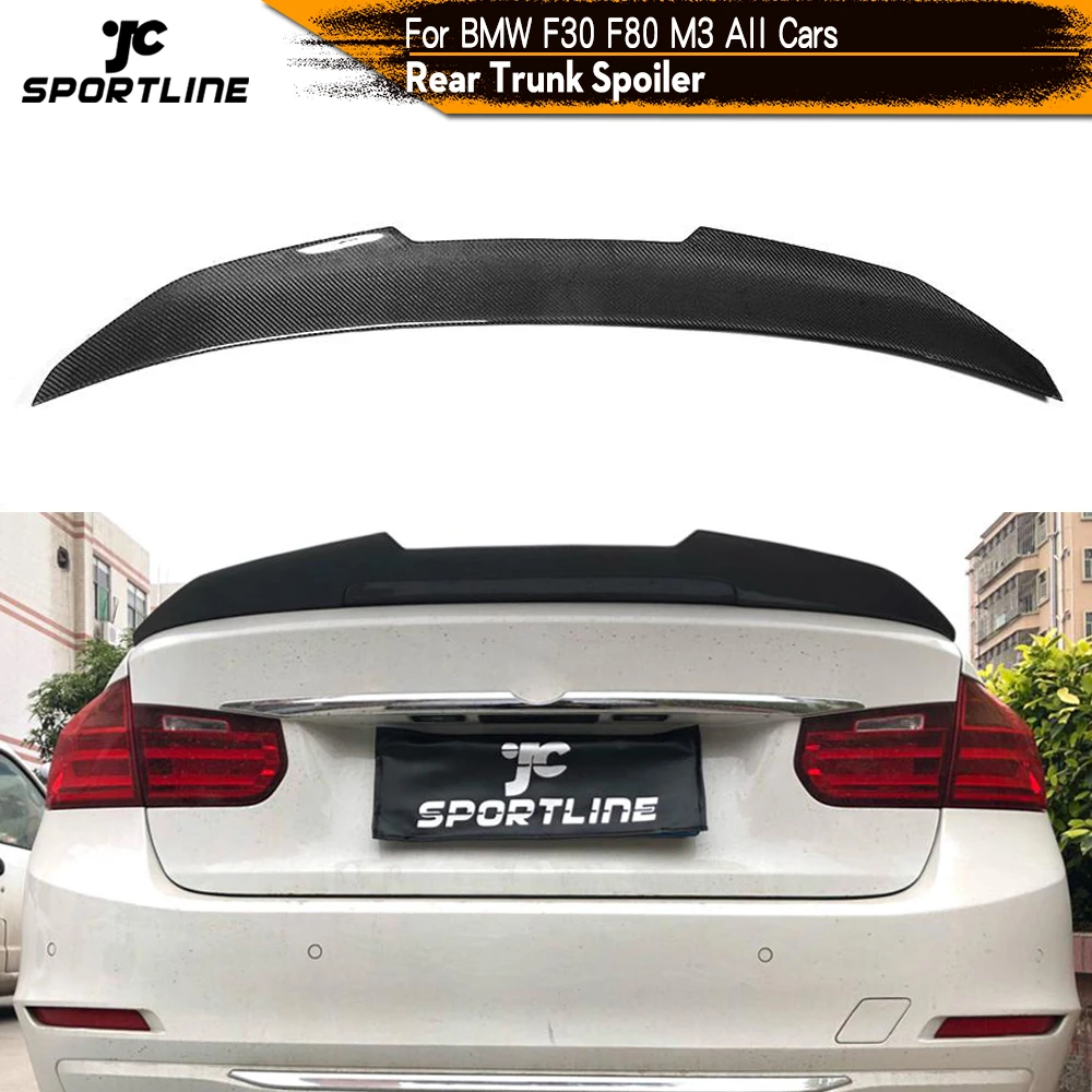 3D Design Carbon Fiber Trunk Spoiler BMW Series F30 1215