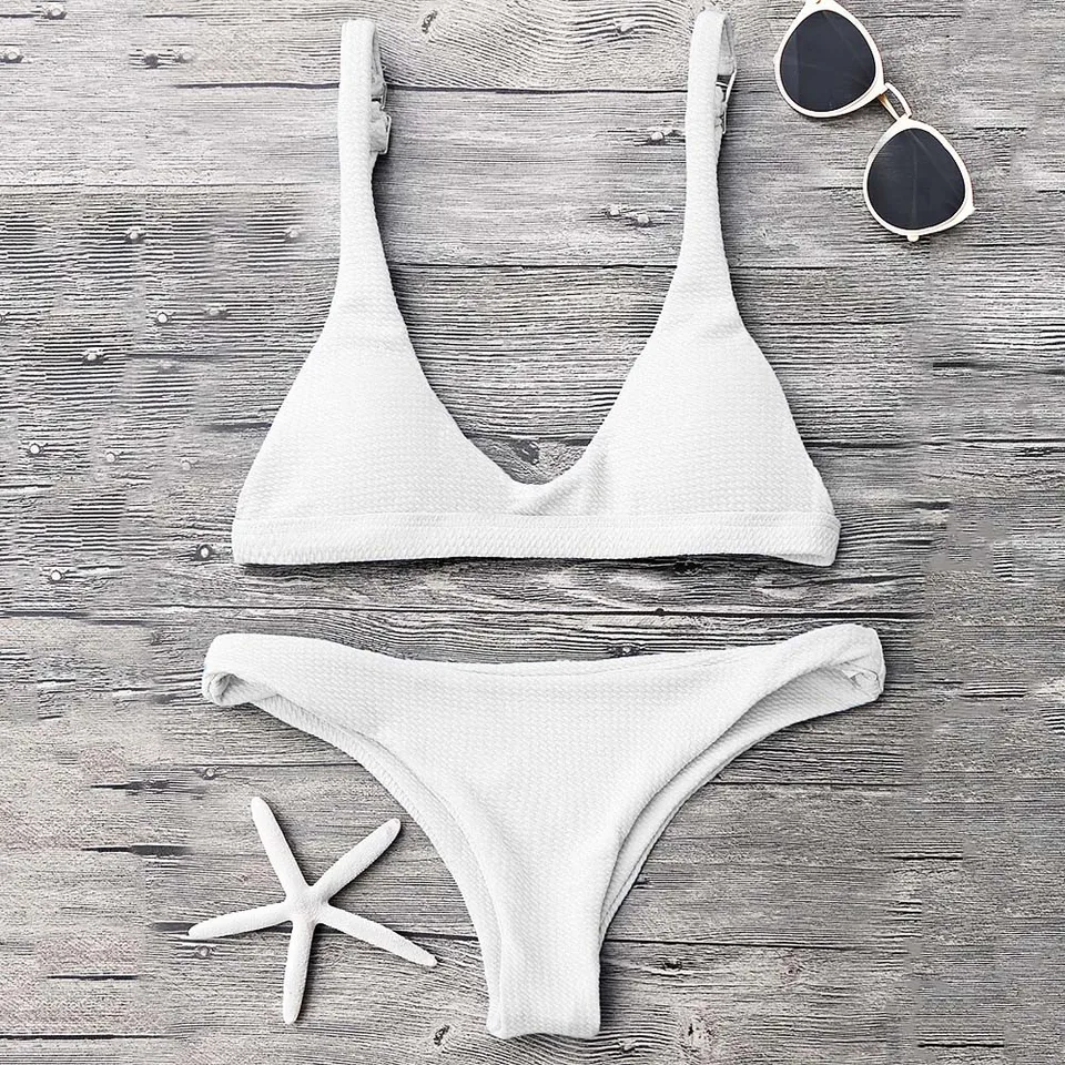zaful scoop neck bikini