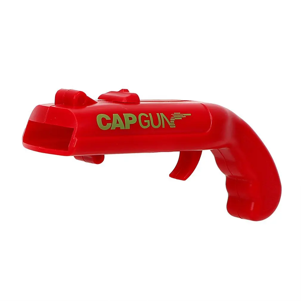 

Bottle Opener Gun Shape,Bottle Opener Plastic Gun Launcher Shooter Beer Openers Easily Recycle Caps for Party Drinking