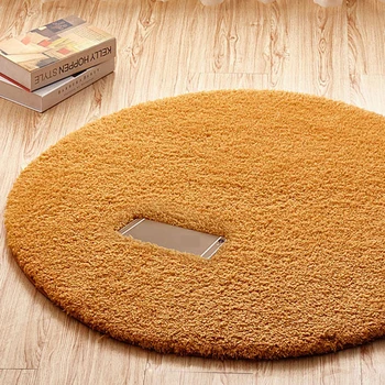 

Fluffy Fleece Round Rug Carpets for Living Room Faux Fur Rugs for Bedroom Long Plush Carpet Kids Room Shaggy Area Rug Home Mat