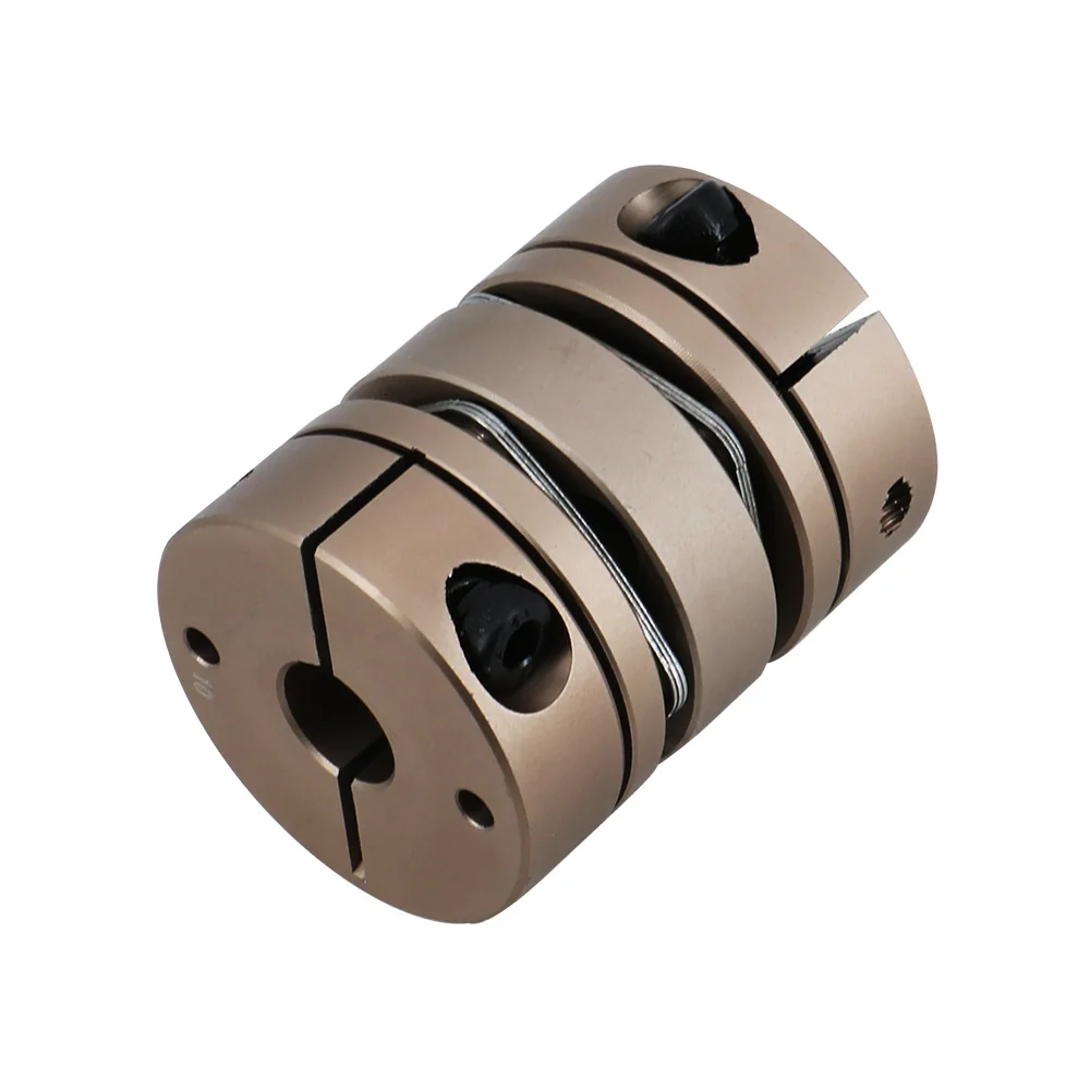 Shaft Coupler Flexible Coupling Shaft Connector D26L35 4-12 Aluminium flexible coupler high torque double dual diaphragm coupling with elastic connector for 3d screw and motor