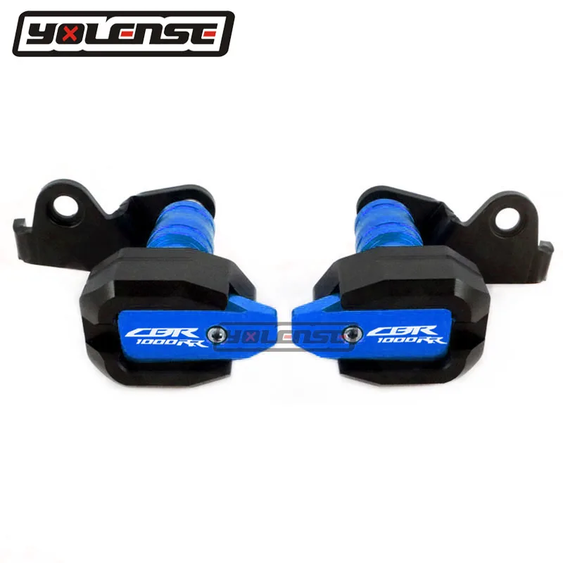 Blue Для HONDA CBR1000RR CBR 1000RR 2012- 2013 мотоциклетные защита от падения рамка ползунок обтекатель защита Краш протектор - Цвет: Blue