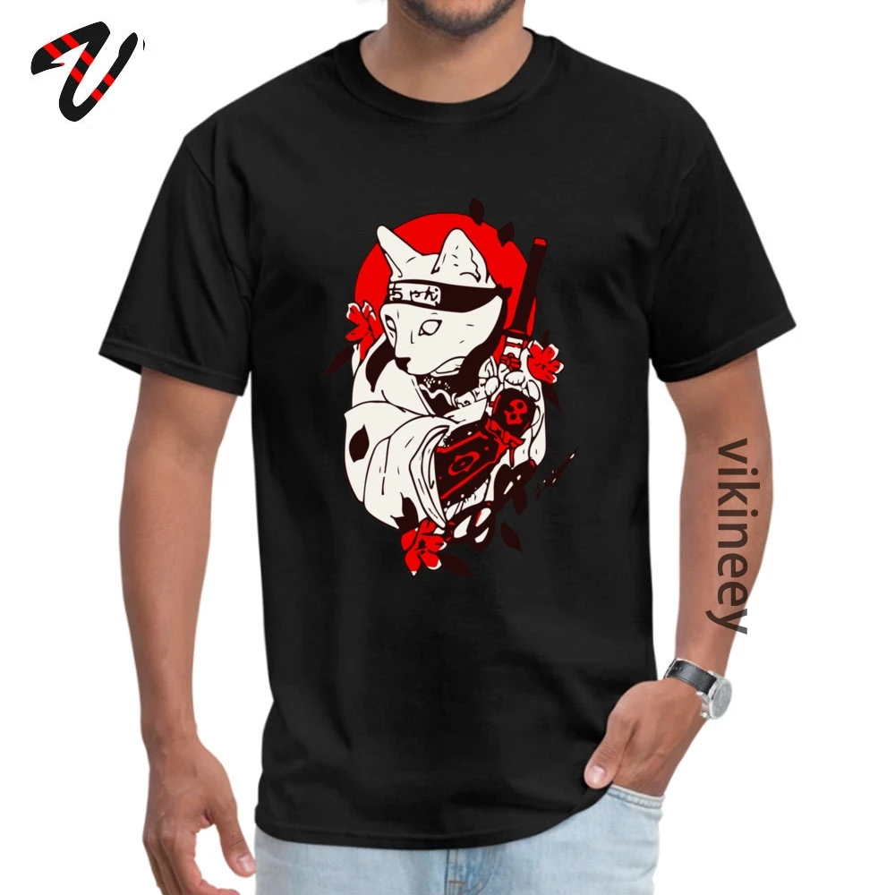 O Neck Catana 100% Cotton Mens Tshirts Normal Short Sleeve Tees 2019 Popular Design T-Shirt Drop Shipping Catana 4809 black