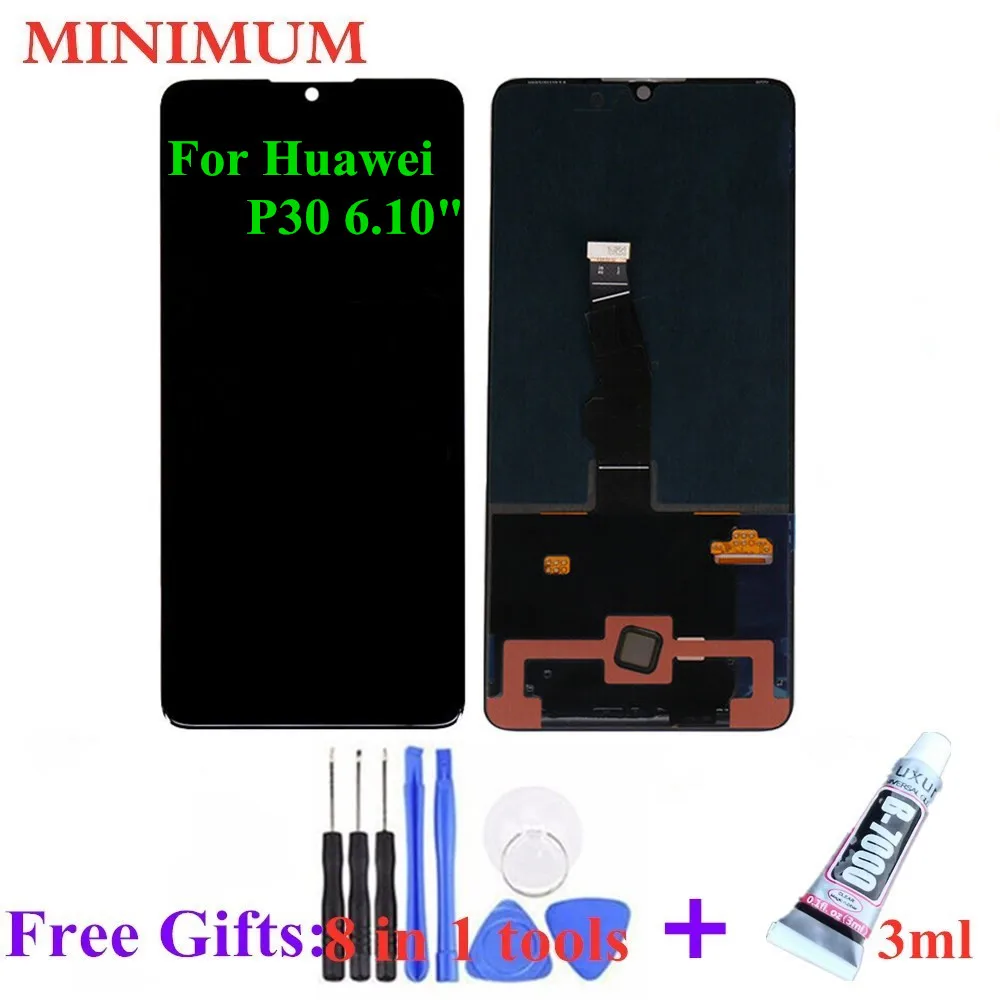 

For Huawei P30 6.10" LCD Display Touch Screen Digitizer Assembly Replacement Parts For Huawei P 30 ELE-L29 ELE-L09 ELE-AL00 LCDs