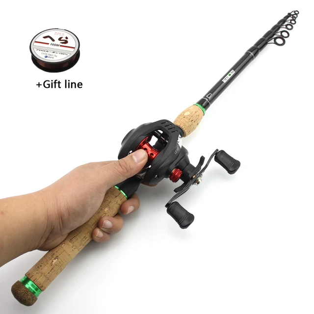 2.1m2.4m2.7m Carbon Casting Fishing rod Portable telescopic lure