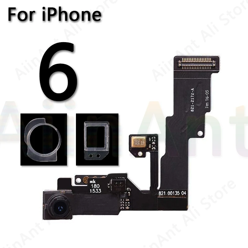 Оригинальная маленькая фронтальная камера для iPhone 5S, se 5C 5 6 6s Plus датчик приближения фронтальная камера гибкий кабель для телефона запасные части - Цвет: For iPhone 6