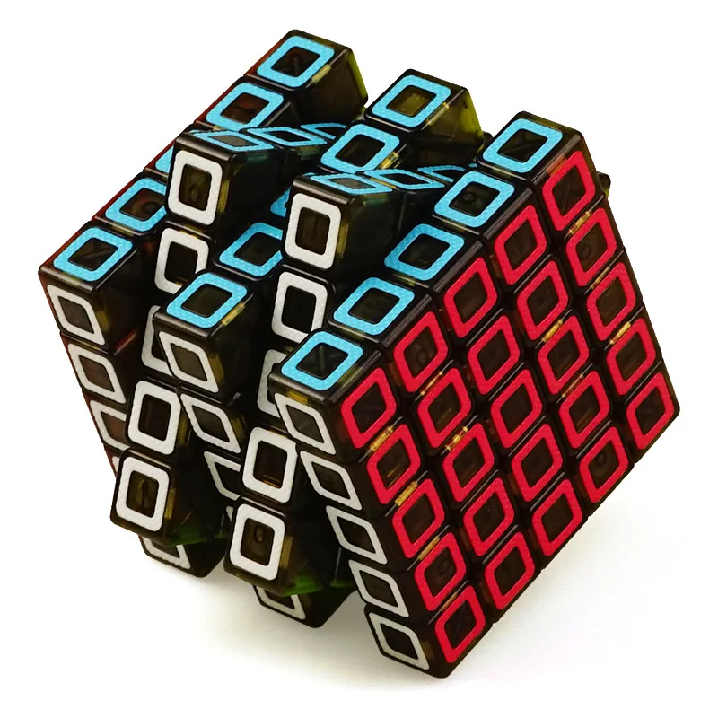 

QiYi Dimension 6.8CM 5x5x5 Cube Speed Magic Puzzle Fidget Cube Colorful Grid antistress Neo Cubo Magico For Kids Education Toy