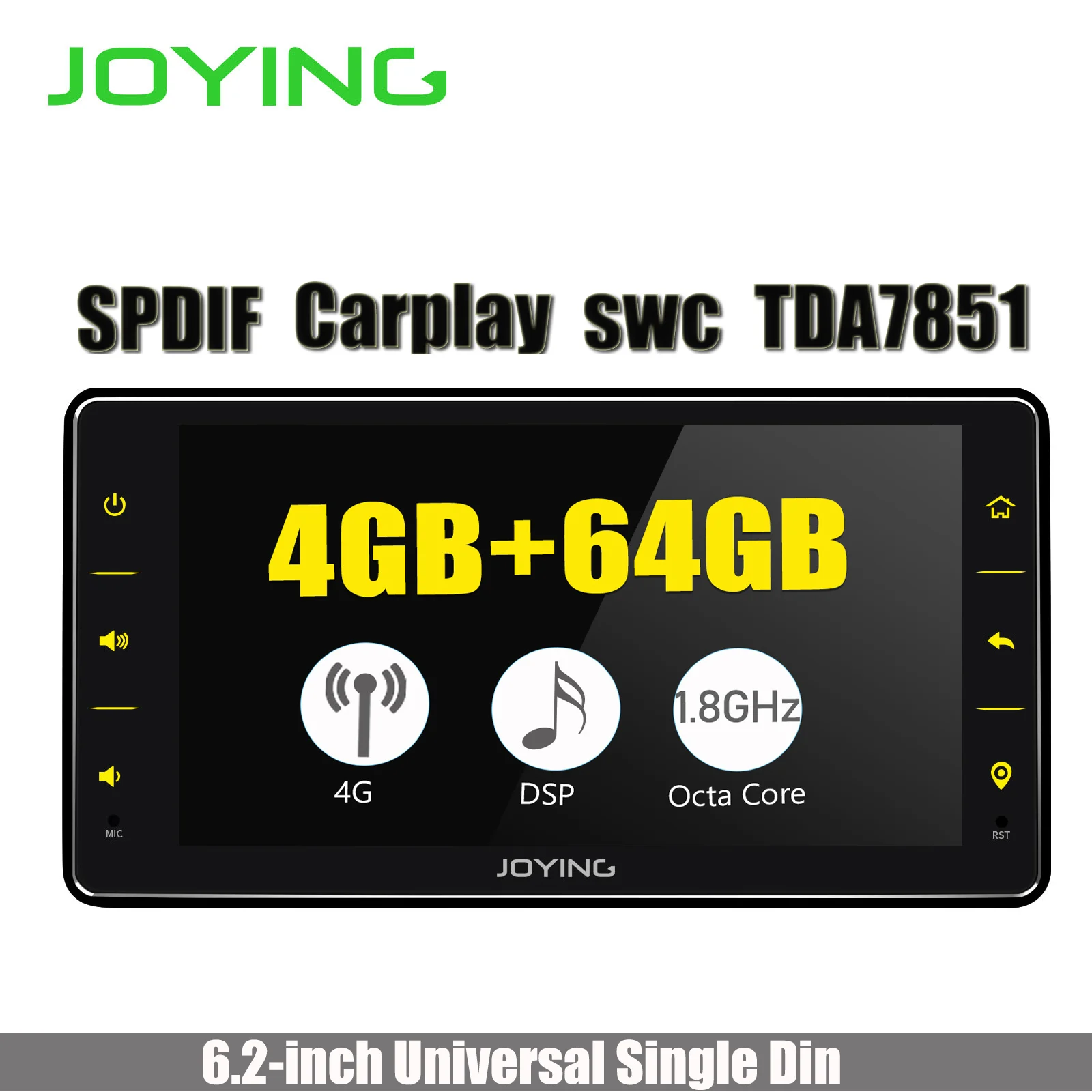 Sale 6.2" Head Unit Android 8.1 Octa Core Car Radio Stereo 4GB+64GB Multimedia Bluetooth GPS Player Built in 4G Modem DSP Carplay 0 Sale 6.2" Head Unit Android 8.1 Octa Core Car Radio Stereo 4GB+64GB Multimedia Bluetooth GPS Player Built in 4G Modem DSP Carplay 0