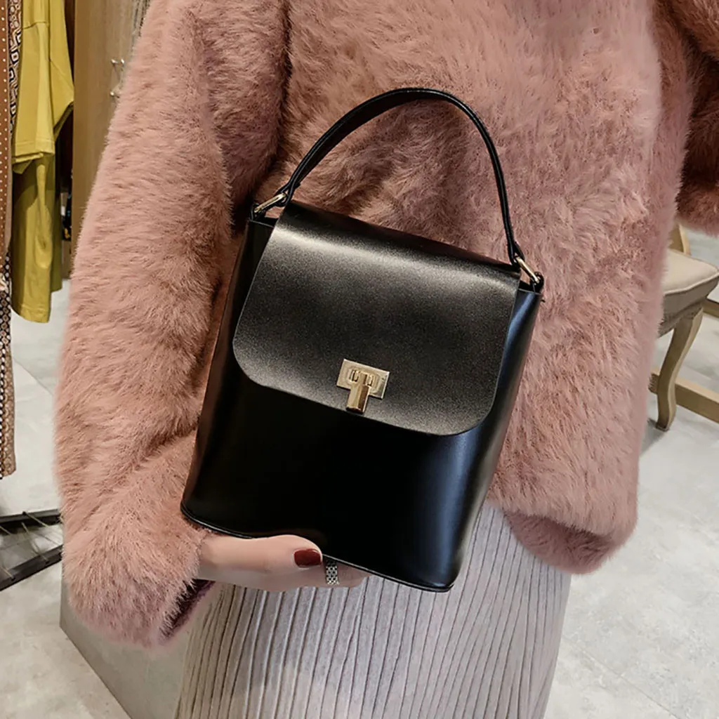 Maison Фабр сумки на плечо женские Джокер Crossbody зима Винтаж Блокировка ручная сумка-мешок кожаная сумка через плечо