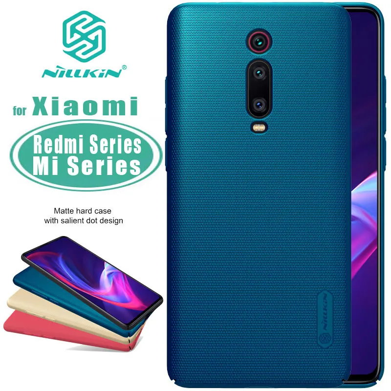Чехол Nillkin Матовый для Xiaomi Redmi K20 Pro Note 8 7 7S задняя крышка из поликарбоната Mi 9 SE 9T