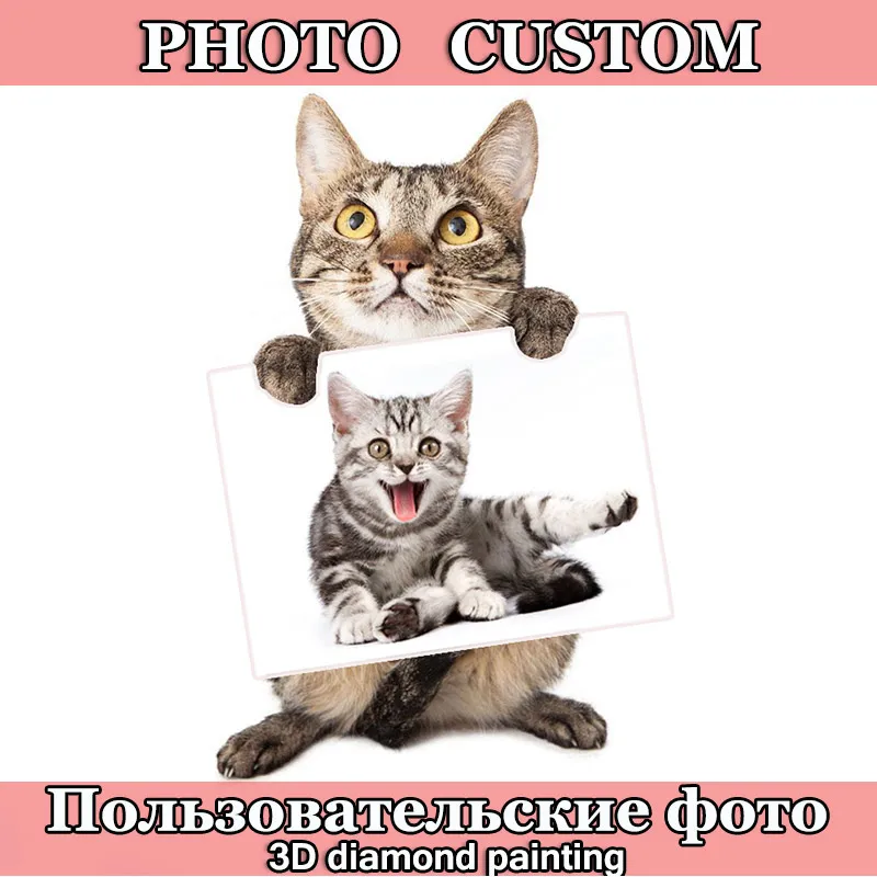 Photo Custom! Diamond Painting 5d Diy Mosaic Full Square Round Drill Diamand Of Rhinestone Daimond Embroidery Pictures Sale | Дом и сад