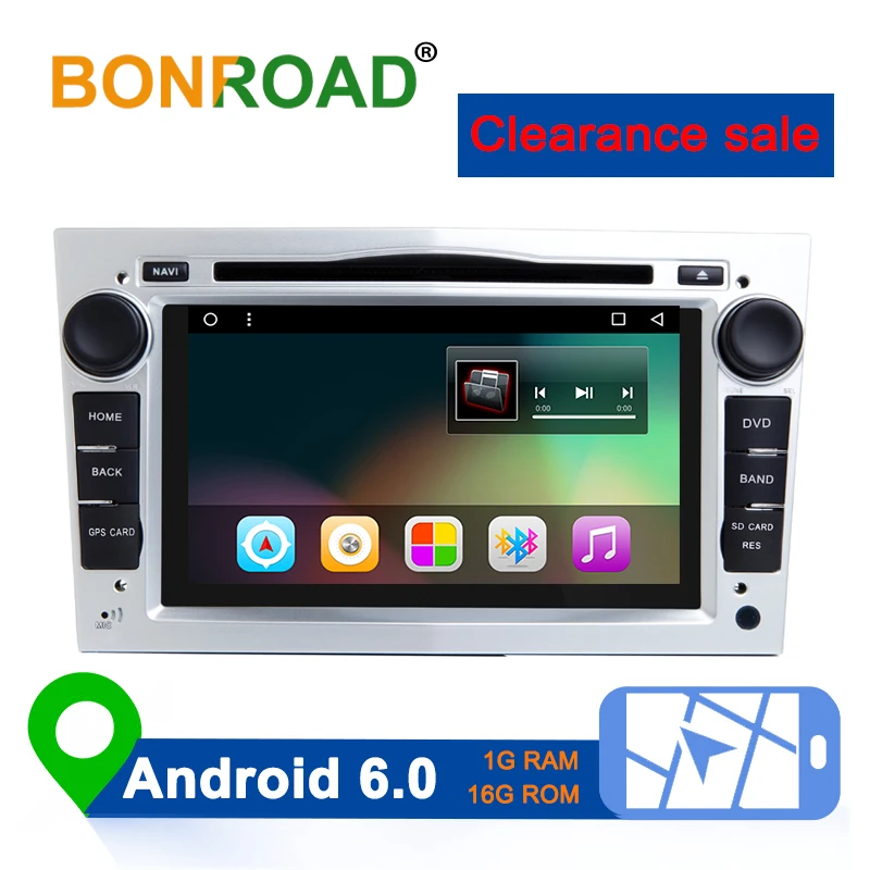 Clearance Bonroad 2DIN Android 6.0 tereo 7" Touch Screen Car multimedia player For Opel Astra Vectra Antara ZafiraDVD Radio GPS Navigation 0