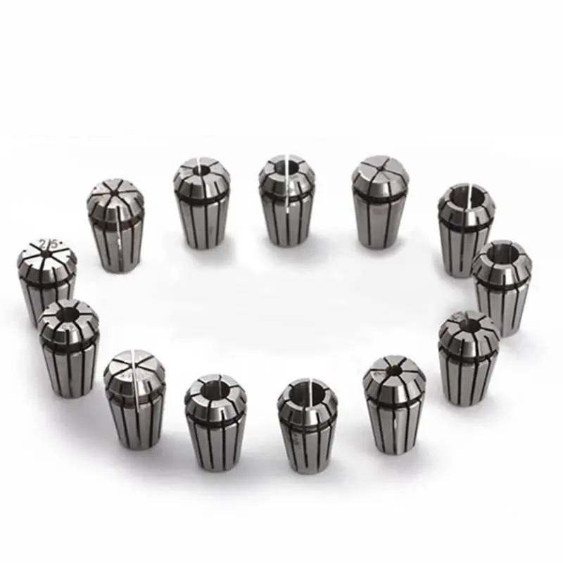1pcs High Precision ER11 1-7MM 1/4 MM 6.35MM 1/8MM 3.175MM Spring Collet Chuck Set For CNC Engraving Machine Lathe Mill Tool,spring collet,collet chuck,spring collet chuck