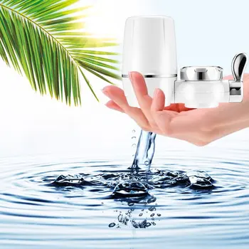 

010 Universal Kitchen Water Filter Faucet Cartridge Tap Purifier Healthy Ceramic Cleanable with Switch Home Activated Carbon CE