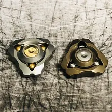 Уникальный титановый сплав латунный ручной Спиннер камень мыть Спиннер Досуг EDC взрослый Антистресс игрушка для детей с СДВГ Коллекция подарков