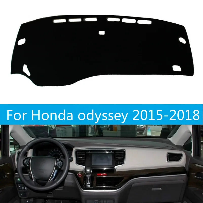 

Dashboard Cover Car Stickers Sun Shade Mat Carpet Interior Accessories For Honda odyssey 2015 2016 2017 2018