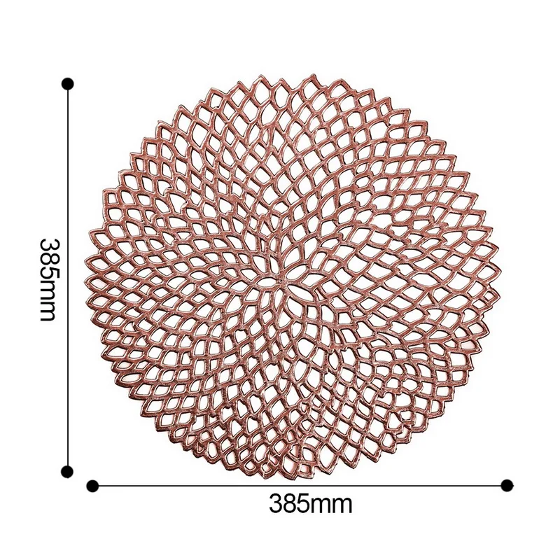 Подстилки для кухонного стола, ПВХ круглые подстилки, изоляционные подстилки для стола, Нескользящие коврики, Западный коврик, Новинка - Цвет: G227280B
