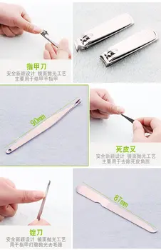 

scissors nail Stainless Steel Nail clipper Knife Set Nail Clipper Nail eyebrow Scissors Eyebrow Tweezer Tool Beauty Personal