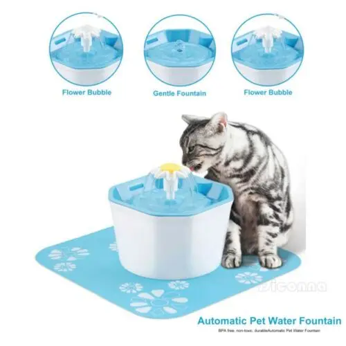 Automatic Cat Water Fountain For Pets Water Dispenser Large Spring Drinking Bowl Cat Automatic Feeder Drink Filter