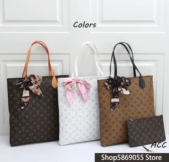 

Luxury Louis Vuitton LV- Leather Handbags Women Bags Designer Brand Women's Shoulder Bags Large Capacity Ladies Hand Bags L498