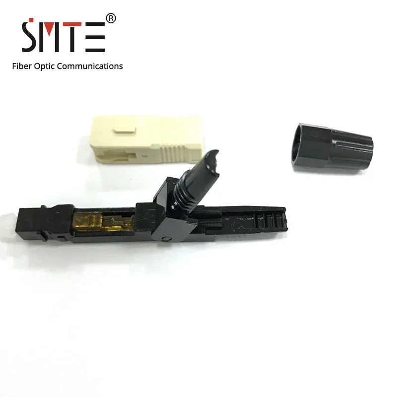100 шт./лот SC ММ мульти NPFG 8802-TLC/3 60 мм режим SC разъем SC/UPC SC многомодовый быстрый разъем FTTH Волоконно-оптический