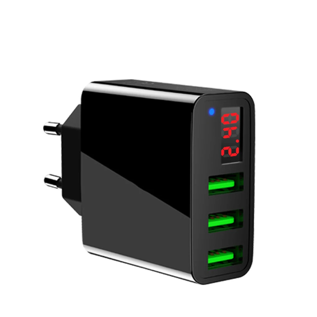 Зарядка USB стены Путешествия адаптер Замена для iPhone/samsung светодиодный дисплей мобильного телефона зарядное устройство ЕС Plug