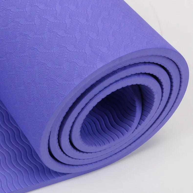 1830 * 610 * 6mm TPE Yoga Mat Double-sided Non-slip Quality Sports Mat Fitness Gym Home Environmentally Friendly Tasteless Mat