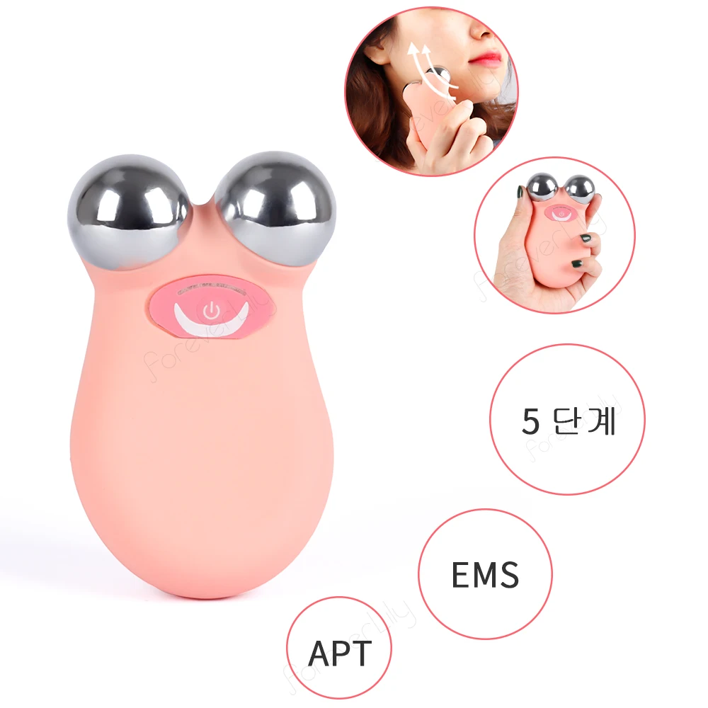 

Protable Mini Microcurrent Face Lift Machine Skin Tightening Rejuvenation Wrinkle Remover Device Facial Beauty Massager Home Use