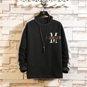 

Fashion Brand Men Hoodies 2020 Spring Autumn Hip Hop Loose Casual Men's Sweatshirts punk Streetwear Clothes