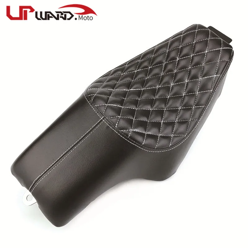 Для Harley Sportster XL iron X48 XL883 1200 48-8 2004- мотоциклетные кожаные два задних водителя переднего и заднего пассажирского сиденья