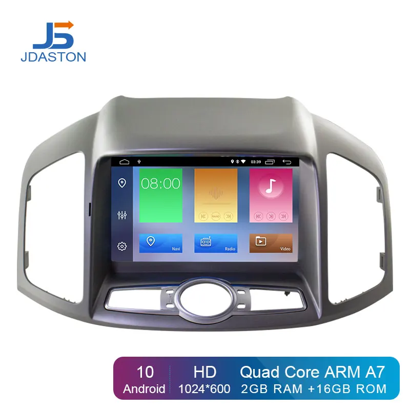 

JDASTON 8" Android 10.0 Car CD DVD Player For Chevrolet Captiva 2006 - 2015 GPS Navigation Auto Radio Audio RDS Wifi CANBUS Map